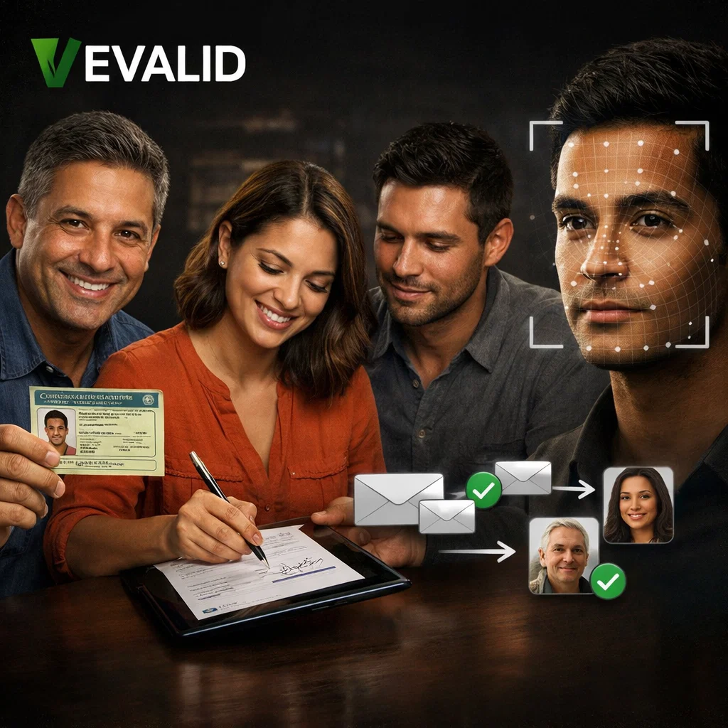 Interface da solução EValid para assinatura digital de documentos